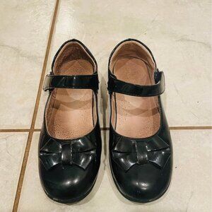Girls black leather shoes dress shoes school shoes uniform shoes